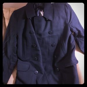 JCREW Navy Blue Pea Coat- NWT, awesome coat